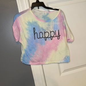 Tie-Dye happy shirt